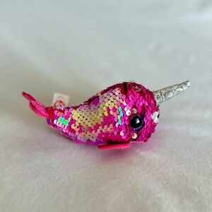 Ty Pink Sequins Nelly Narwhal